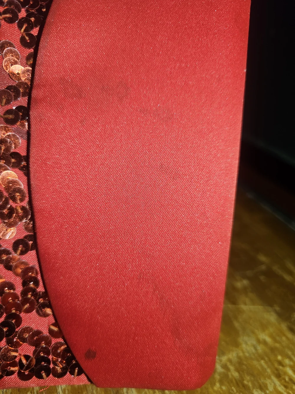 Vintage Red Sequin Evening Clutch